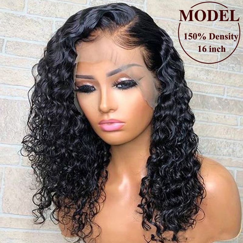 Brazilian 4x4 Closure Water Wave Bob Wig Brazilian Deep Wave Curly Wigs Pre Plucked Baby Hair 13x4 Lace Front Human Hair Wigs, Black
Brazilian 4x4 Closure Water Wave Bob Wig Brazilian Deep Wave Curly Wigs Pre Plucked Baby Hair 13x4 Lace Front Human Hair Wigs, Black