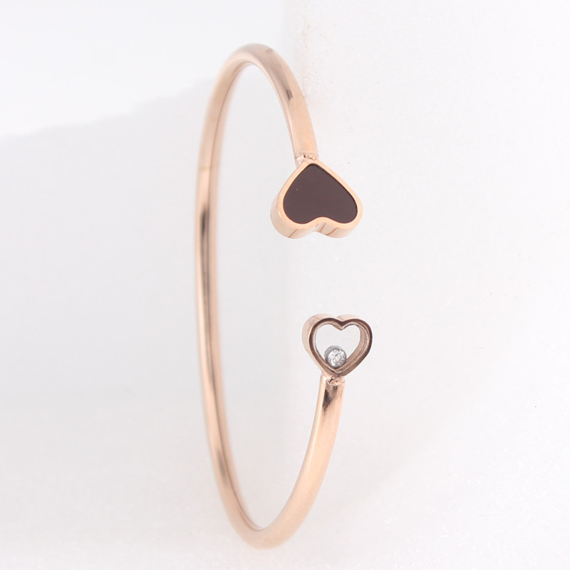 Top Quality Rose Gold Enamel Heart Cuff Bracelets Bangles For Women Girls Set Stainless Steel Adjustable Female Bracelet Bangle
Top Quality Rose Gold Enamel Heart Cuff Bracelets Bangles For Women Girls Set Stainless Steel Adjustable Female Bracelet Bangle