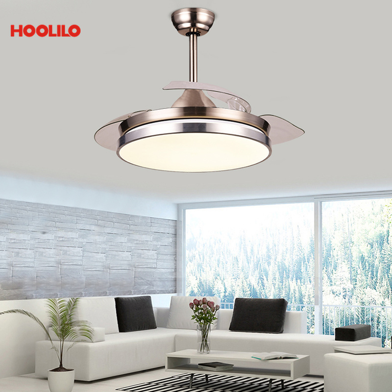 HOOLILO New 42'' Ceiling Fan with Light Remote Control Ventilador De Techo Con Luz Acrylic Hidden Blades 3 Color LED 3 Speed
HOOLILO New 42'' Ceiling Fan with Light Remote Control Ventilador De Techo Con Luz Acrylic Hidden Blades 3 Color LED 3 Speed