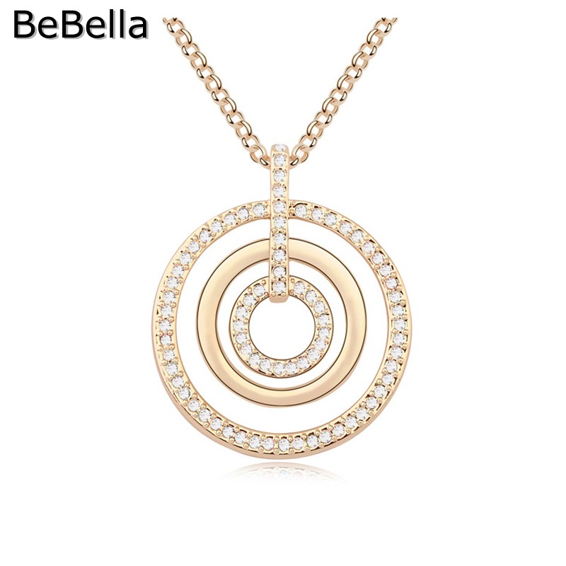 5 colors Round Shape Champagne Gold pendant long necklace made with Genuine Czech crystal for girls Christmas gift
5 colors Round Shape Champagne Gold pendant long necklace made with Genuine Czech crystal for girls Christmas gift