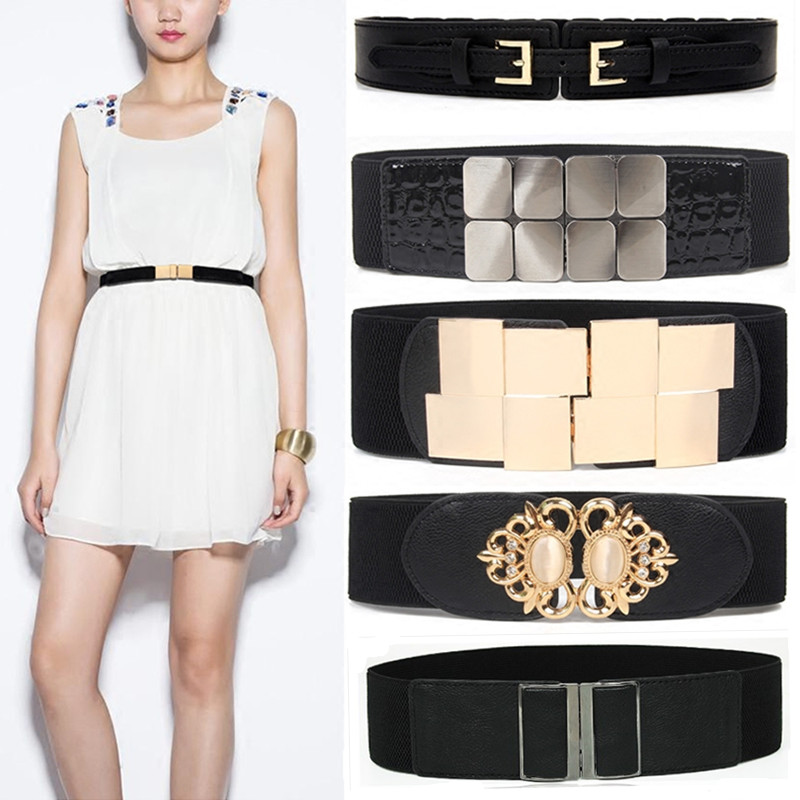 Newest Waistband Women's Elastic Wide Belt Stretchy Corset Female Black Cincher Waistbands wide Belts for Lady Dress Accessories
Newest Waistband Women's Elastic Wide Belt Stretchy Corset Female Black Cincher Waistbands wide Belts for Lady Dress Accessories