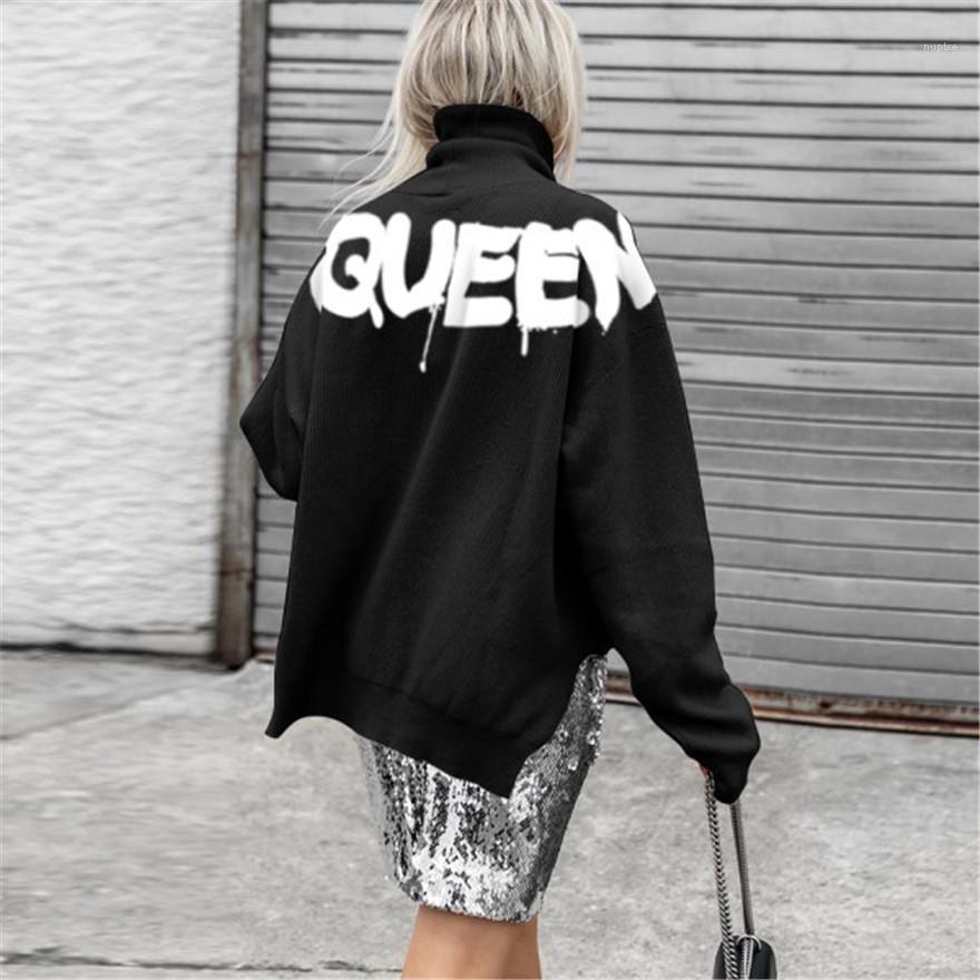 Long Sleeve Loose Pullovers Casual Solid Color Woman Split Sweatshirts Winter Women Hoodies Queen High Neck, White
Long Sleeve Loose Pullovers Casual Solid Color Woman Split Sweatshirts Winter Women Hoodies Queen High Neck, White