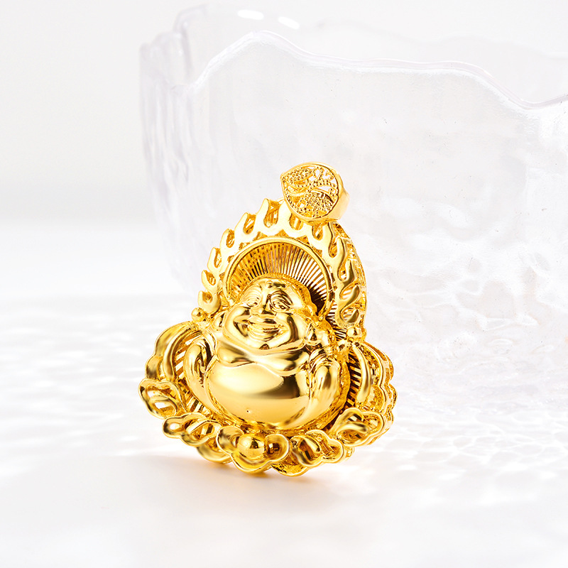 Retro luxury gold plated Maitreya Buddha Laughing Buddha Pendant for women popular Brass Pendant Fashion men Necklace
Retro luxury gold plated Maitreya Buddha Laughing Buddha Pendant for women popular Brass Pendant Fashion men Necklace