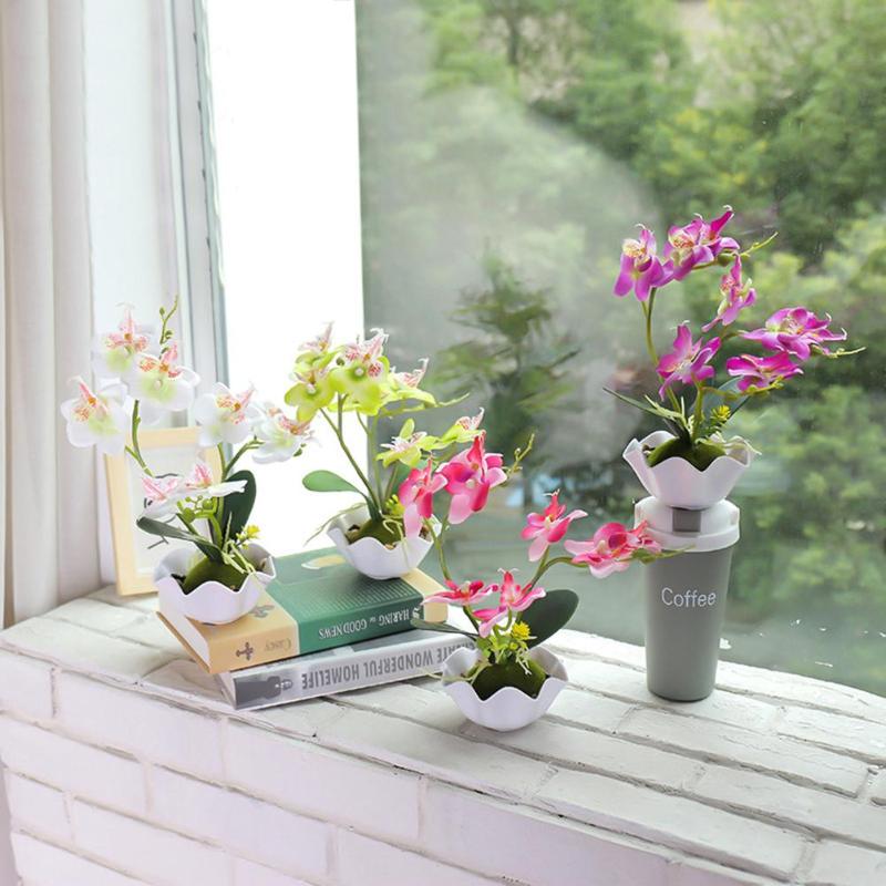 1Pc Artificial Flower Butterfly Orchid Lifelike Bonsai Fake Flower Phalaenopsis Bonsai Creative Garden Home Party Decoration, Green
1Pc Artificial Flower Butterfly Orchid Lifelike Bonsai Fake Flower Phalaenopsis Bonsai Creative Garden Home Party Decoration, Green