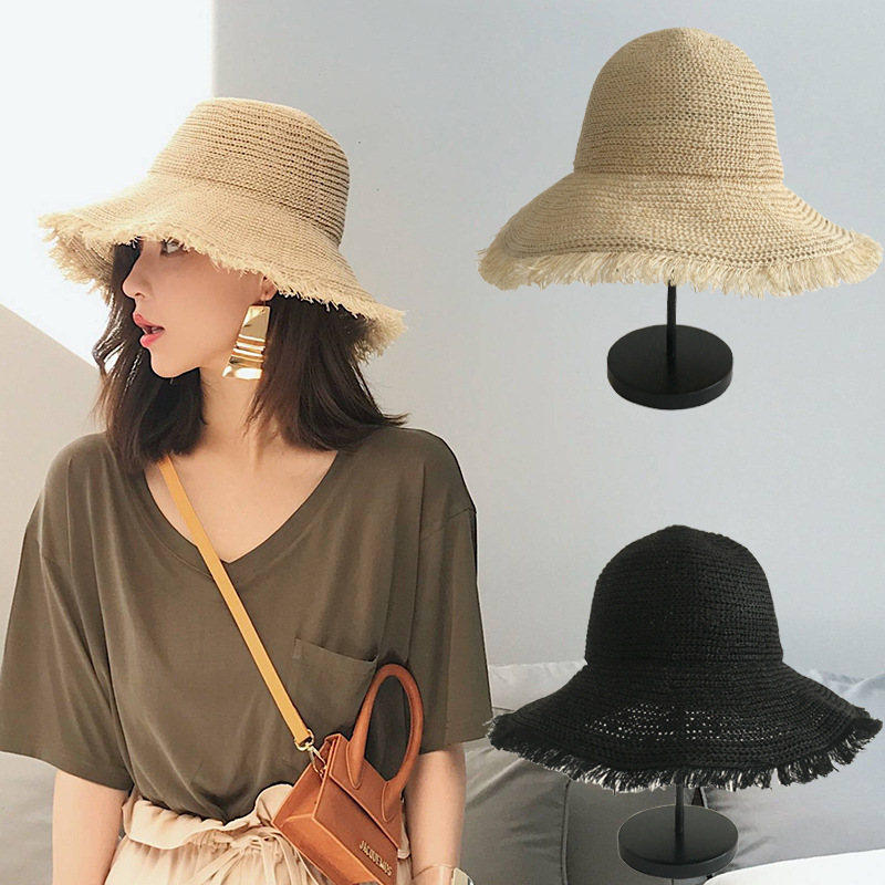 Hat Girl's Korean-Style Large Brim Burr Breathable Straw Hat Summer Sun Protection Fisherman Beach
Hat Girl's Korean-Style Large Brim Burr Breathable Straw Hat Summer Sun Protection Fisherman Beach