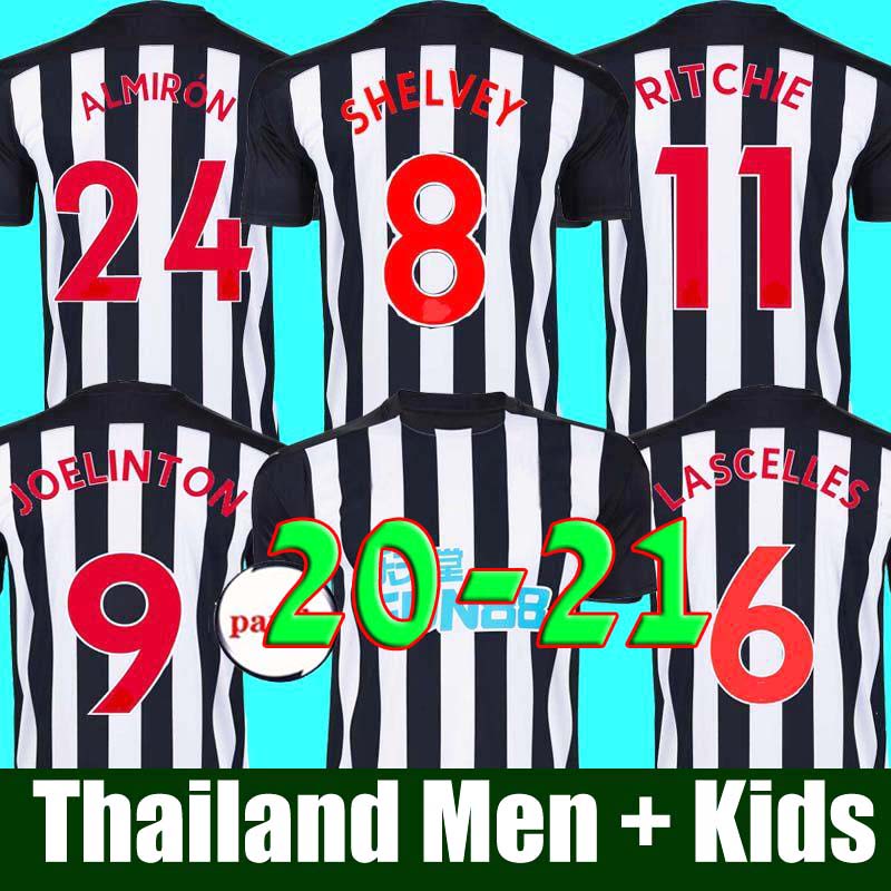 20 21 Home Kit Soccer Jerseys SHELVEY 2020 2021 JOELINTON Football Shirt ALMIRON RITCHIE GAYLE Jersey