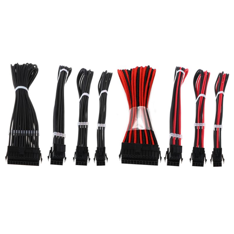 1Set Basic Extension Cable Kit 1pc ATX 24Pin 1pc EPS 4+4Pin PCIE 6+2Pin PCI-E 6Pin Power Extension Cable for PC Computer
1Set Basic Extension Cable Kit 1pc ATX 24Pin 1pc EPS 4+4Pin PCIE 6+2Pin PCI-E 6Pin Power Extension Cable for PC Computer