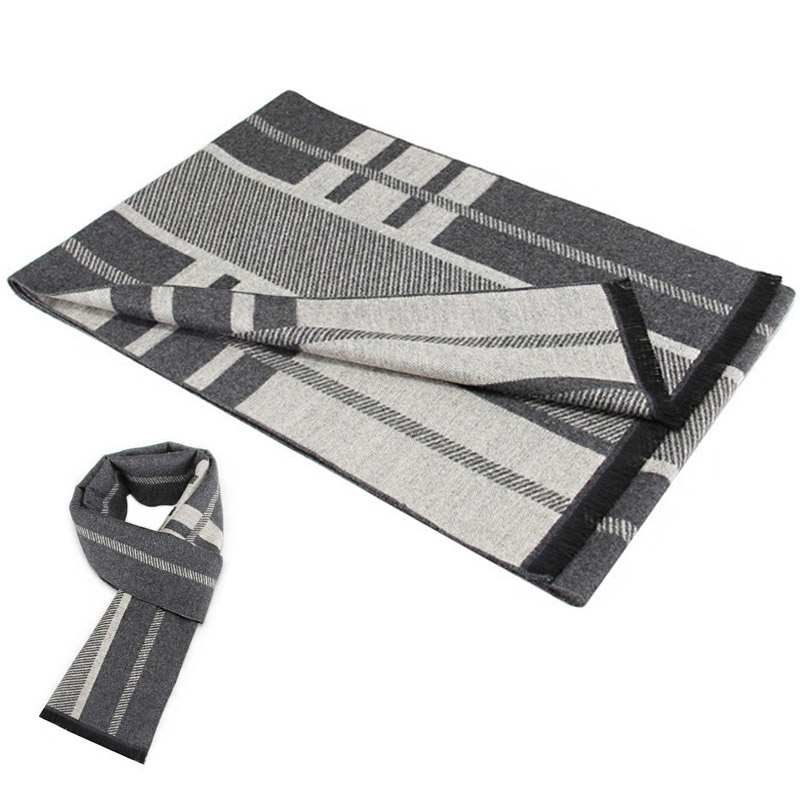 2020 New Brand Winter Soft Warm Mens Scarf Gray Striped Scarves Men Scarves Bufanda Business gentleman Cashmere Scarf Men's Gift
2020 New Brand Winter Soft Warm Mens Scarf Gray Striped Scarves Men Scarves Bufanda Business gentleman Cashmere Scarf Men's Gift