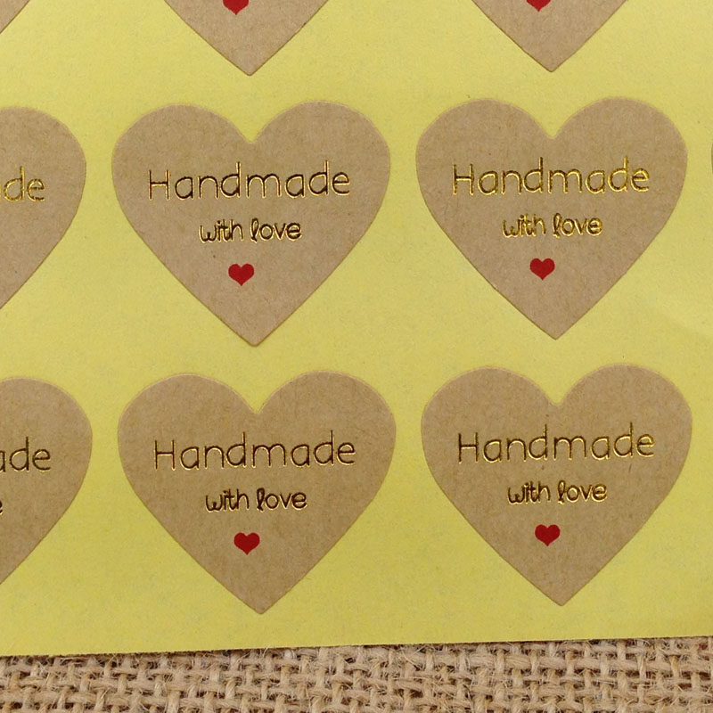 Handmade Sticker 100pcs/lot 35*25mm Vintage Stickers Kraft Label Sticker DIY Hand Made For Gift Cake Baking Sealing
Handmade Sticker 100pcs/lot 35*25mm Vintage Stickers Kraft Label Sticker DIY Hand Made For Gift Cake Baking Sealing