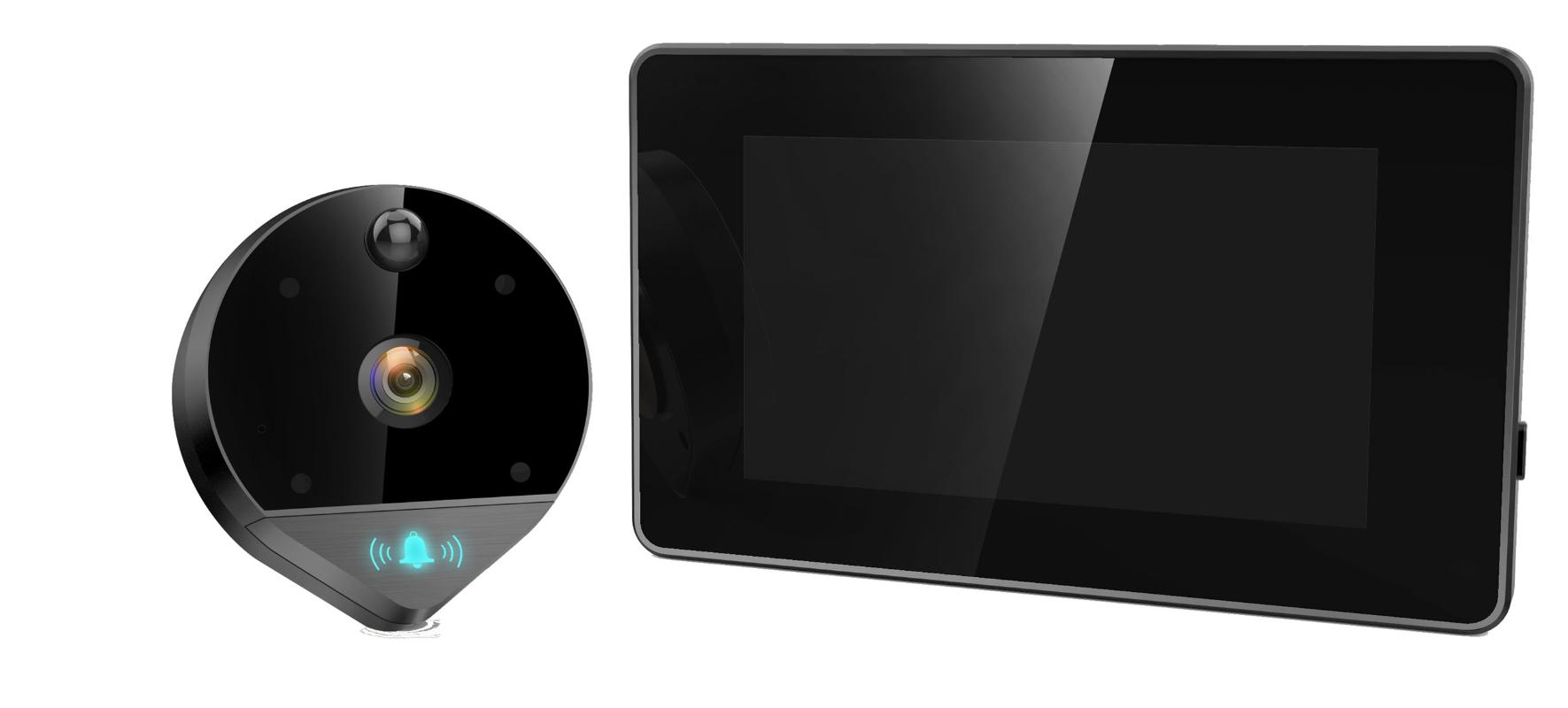 XINSILU New Arrival WIFI Doorbell 4.3 Inch Screen Peephole Viewer Door Bell Support Max 64GB TF Card Motiion Detection Function
XINSILU New Arrival WIFI Doorbell 4.3 Inch Screen Peephole Viewer Door Bell Support Max 64GB TF Card Motiion Detection Function