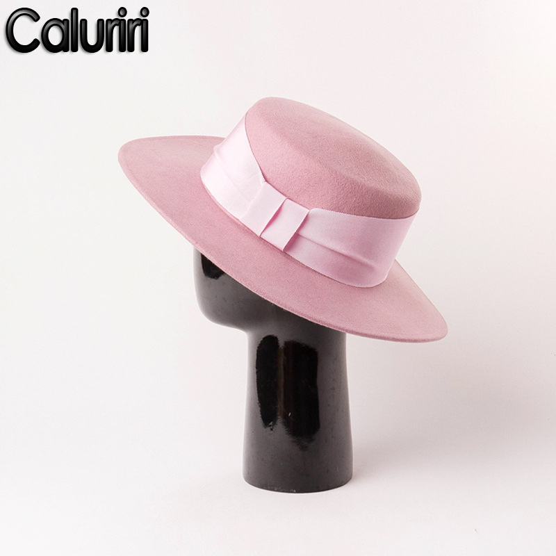 Caluriri Women Jazz Hat Ins Fashion Wide Bow White Woolen Flat Top Hat Korean Autumn Winter New Style Travel Wool Felt
Caluriri Women Jazz Hat Ins Fashion Wide Bow White Woolen Flat Top Hat Korean Autumn Winter New Style Travel Wool Felt