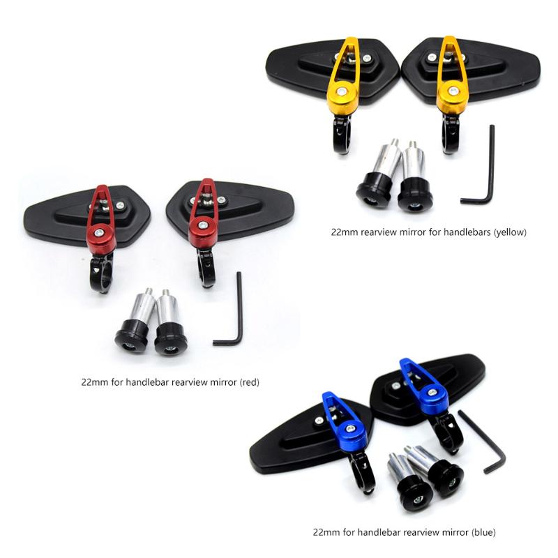 Motorcycle Rearview Mirrors Handlebar Rearview Mirror Modified Mirror Motorcycle Reflector Aluminum Alloy 22mm
Motorcycle Rearview Mirrors Handlebar Rearview Mirror Modified Mirror Motorcycle Reflector Aluminum Alloy 22mm