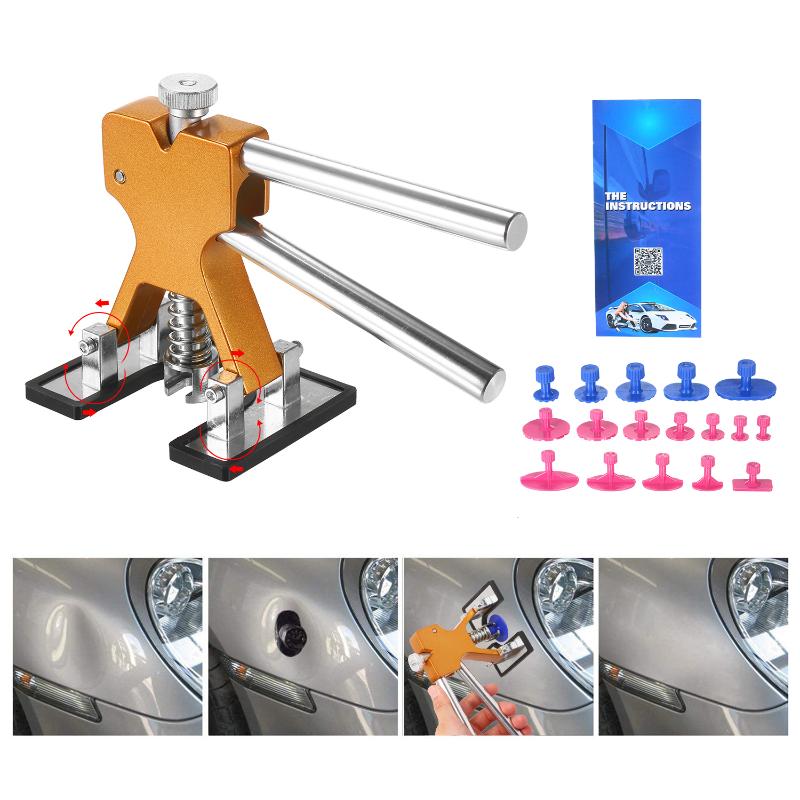 Auto Paintless Dent Repair Kits Gold Dent Lifter Repair Tool KitGlue Puller Tabs Car Removal Body Tool Kit
Auto Paintless Dent Repair Kits Gold Dent Lifter Repair Tool KitGlue Puller Tabs Car Removal Body Tool Kit