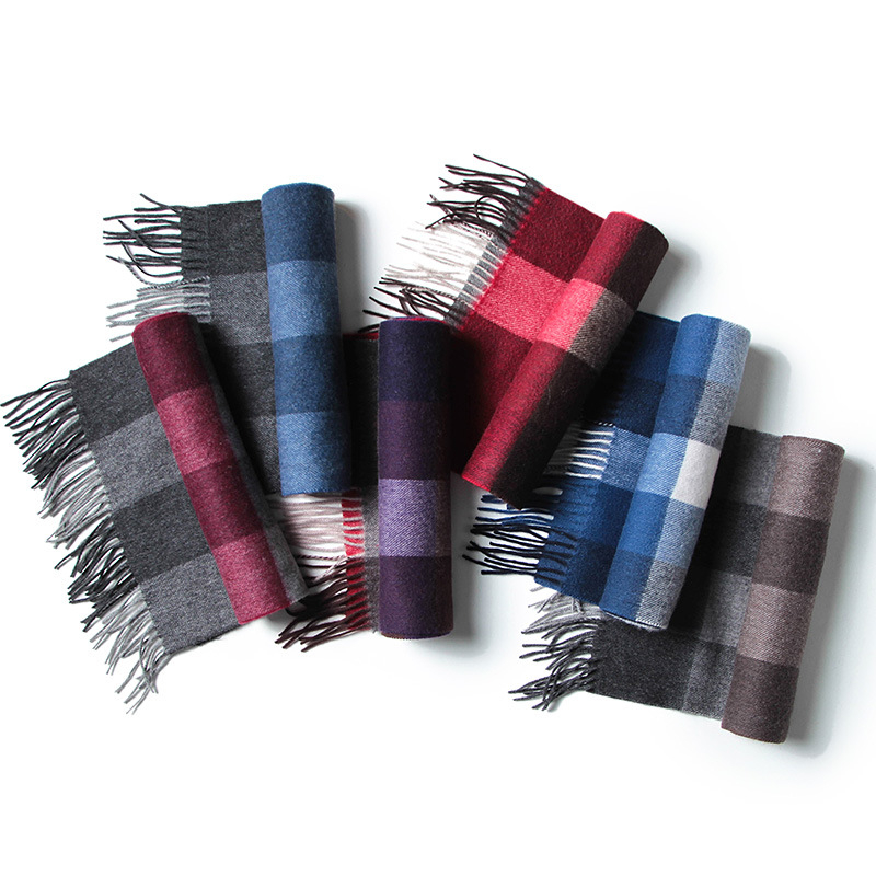 100%goat cashmere men's boutique necklace scarfs thick narrow long patchwork color plaid 30x180cm wholesale retail
100%goat cashmere men's boutique necklace scarfs thick narrow long patchwork color plaid 30x180cm wholesale retail