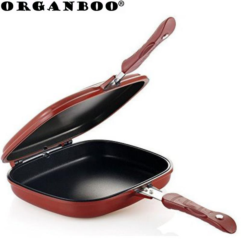 1PC Double-sided grill frying pan square shape non-stick pan baking steak frying 28cm kitchen cooking tool
1PC Double-sided grill frying pan square shape non-stick pan baking steak frying 28cm kitchen cooking tool