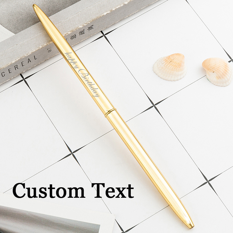 20pcs New Laser Custom Logo Business Advertising Metal Ballpoint Pens Gift Prize Pen Slender Rotating Carving Name Ballpoint Pen, 03
20pcs New Laser Custom Logo Business Advertising Metal Ballpoint Pens Gift Prize Pen Slender Rotating Carving Name Ballpoint Pen, 03