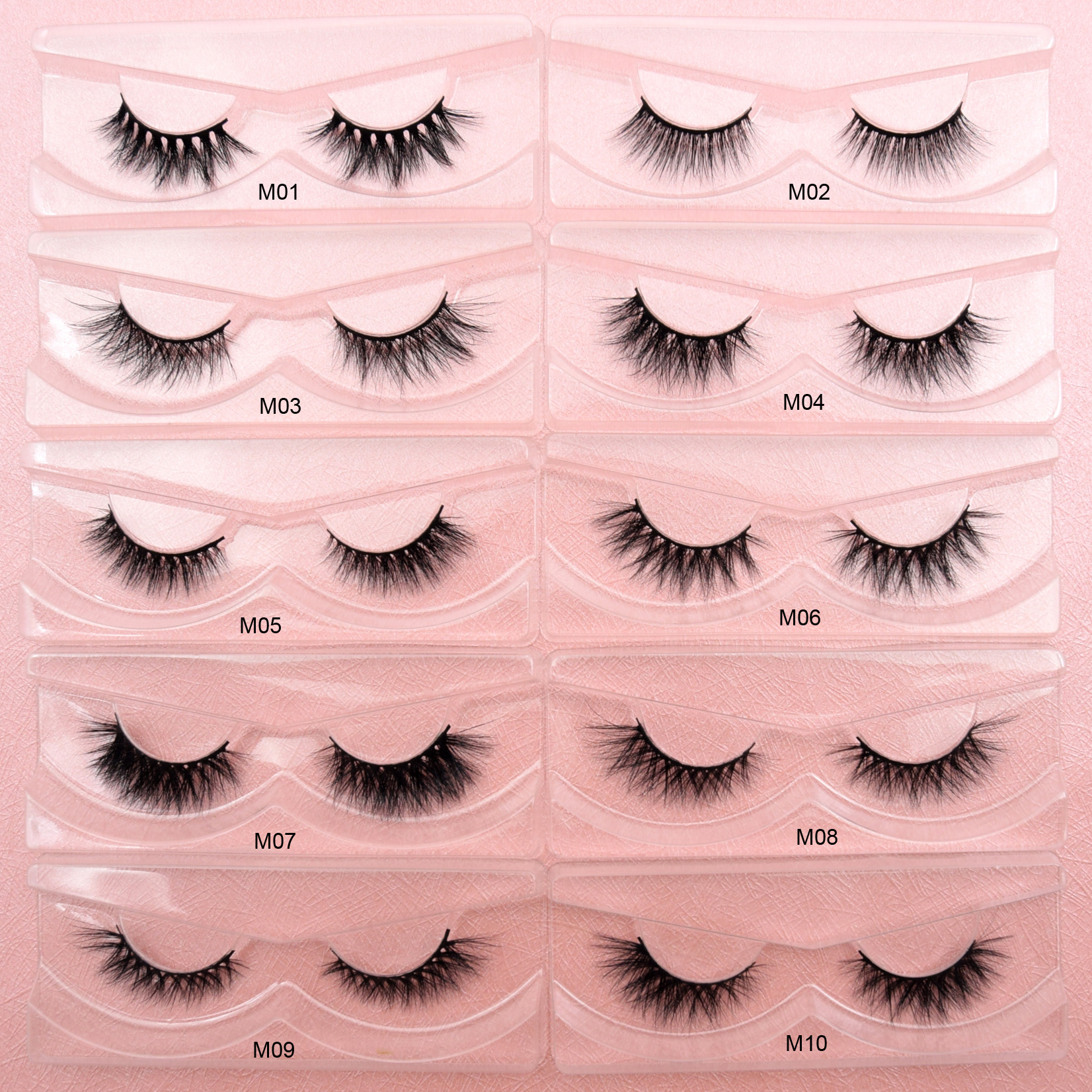 100% Handmade Full Volume Stunning Mink Eyelashes 3D Natural Long Mink Lashes Full Strip Lashes Maquillage Makeup