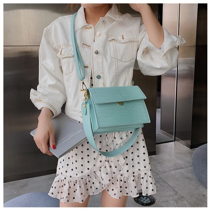 2020 New Korean Stone pattern Square Sling Bag Mini Bag Women Shoulder/Crossbody, Black
2020 New Korean Stone pattern Square Sling Bag Mini Bag Women Shoulder/Crossbody, Black