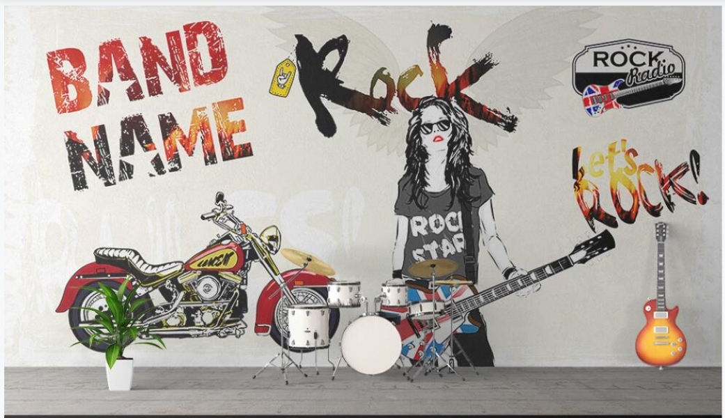 3D wallpaper custom photo mural Rock music graffiti tooling living room home decor 3d wall muals wall paper for walls 3 d in rolls, Non woven
3D wallpaper custom photo mural Rock music graffiti tooling living room home decor 3d wall muals wall paper for walls 3 d in rolls, Non woven
