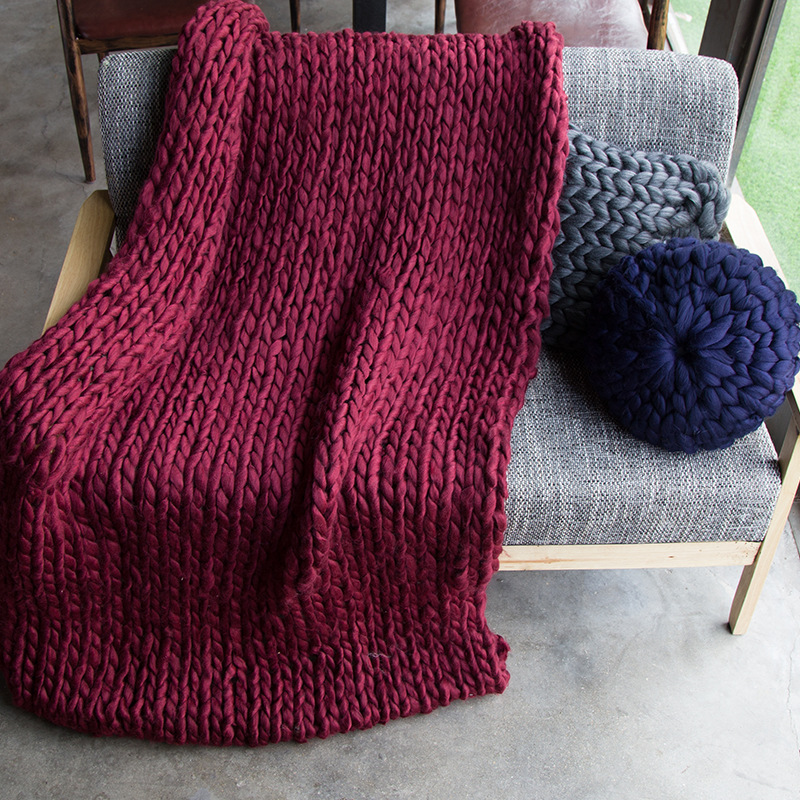 Blankets Microfine Blanket Thick Line Woven Iceland Wool Knitted Cover Spring And Autumn Sofa Bedroom Pure Color
Blankets Microfine Blanket Thick Line Woven Iceland Wool Knitted Cover Spring And Autumn Sofa Bedroom Pure Color