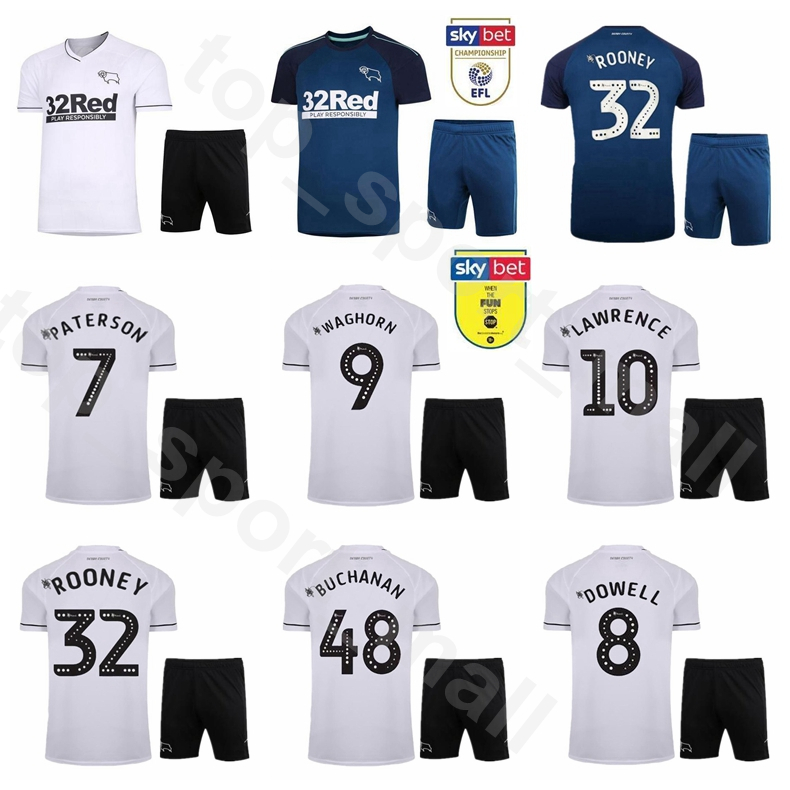20 21 Soccer Derby County 7 Chris Martin Jersey Set 38 Jason Knight 32 Wayne Rooney 25 Duane Holmes Marriott Football Shirt Kits, White
20 21 Soccer Derby County 7 Chris Martin Jersey Set 38 Jason Knight 32 Wayne Rooney 25 Duane Holmes Marriott Football Shirt Kits, White