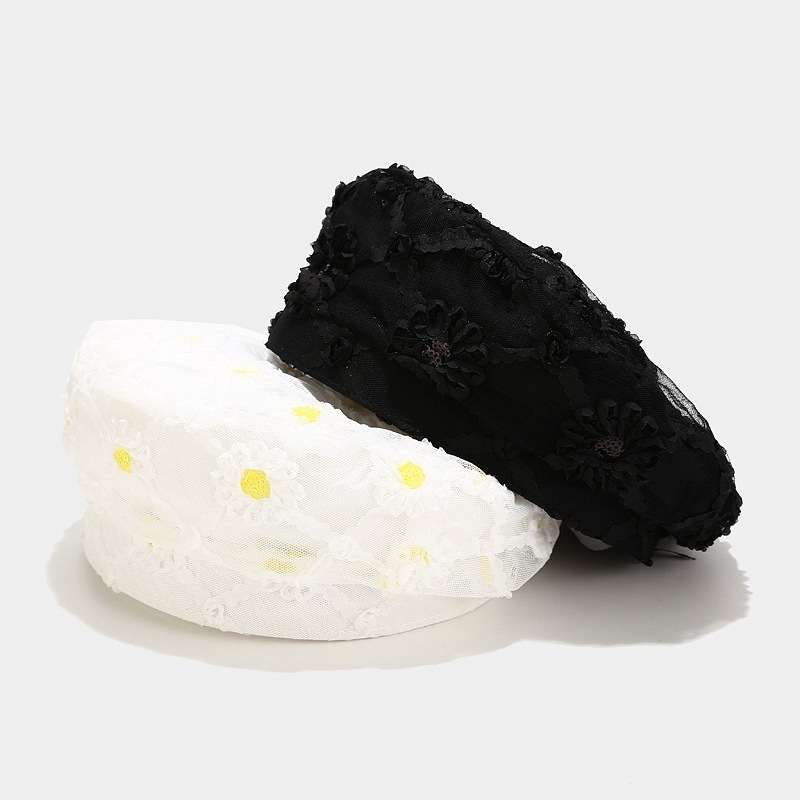 Spring Summer Lace sequins Breathable buckle beret painter hat octagonal hat women and girl 05, White
Spring Summer Lace sequins Breathable buckle beret painter hat octagonal hat women and girl 05, White