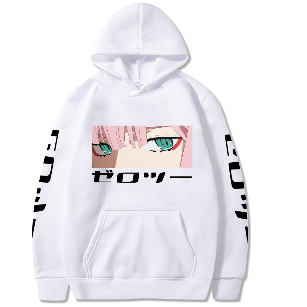 Zero Two Hoodie Darling In The Franxx Printed Hoodies for Men/Women Streetwear Hoodie Men Harajuku Loose Hip Hop Hoodies Y0319
