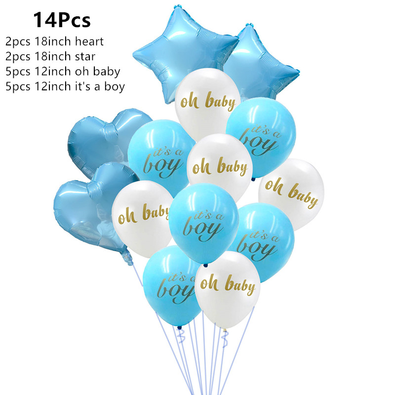 Babyshower Birthday Balloon It's A Boy/girl Balloon Birthday Party Decoration Kids Gender Reveal Baby Decor Air Globos