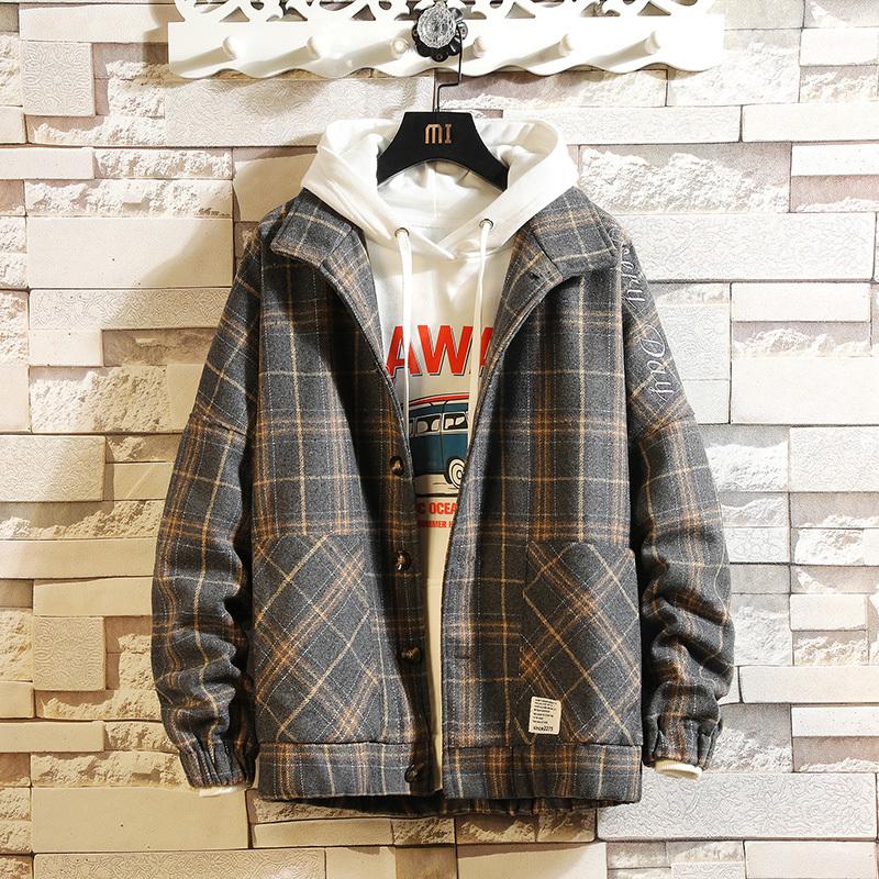 JANPAN Style Bigger Pocket Plaid 2020 Spring Autumn Jacket Men'S Streetwear Bomber Clothes OverSize M-5XL, W8016 2
JANPAN Style Bigger Pocket Plaid 2020 Spring Autumn Jacket Men'S Streetwear Bomber Clothes OverSize M-5XL, W8016 2