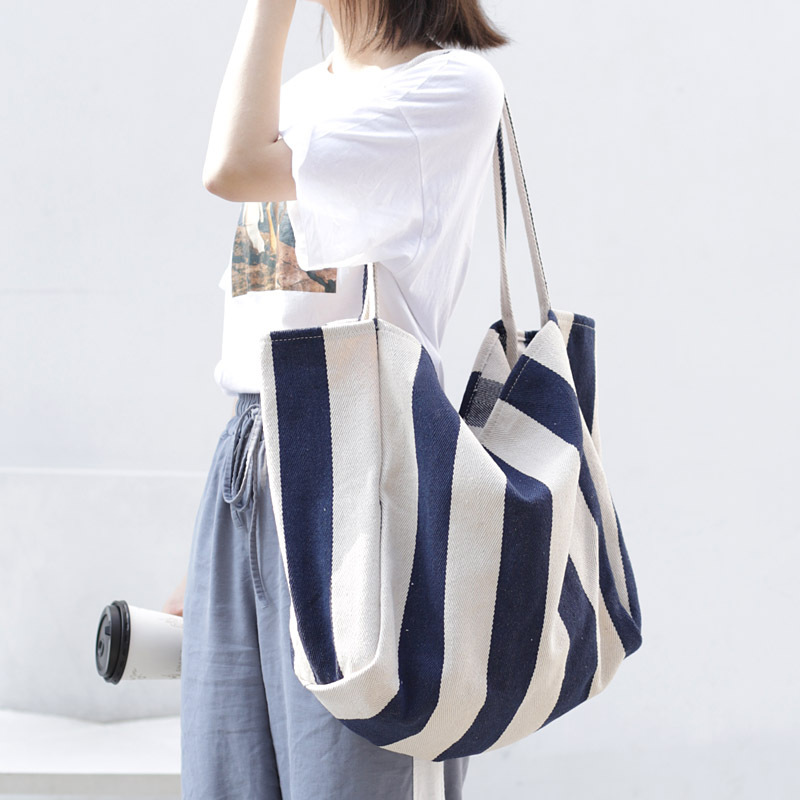 Women Korea Retro Tote Bag Shoulder Handbag Minimalist Literary Small Fresh Striped Canvas Large-capacity Wild Casual Shoulder Handbag, Red
Women Korea Retro Tote Bag Shoulder Handbag Minimalist Literary Small Fresh Striped Canvas Large-capacity Wild Casual Shoulder Handbag, Red