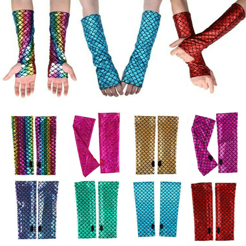 Shiny Mermaid Long Gloves Sexy Fingerless Glove Mitten Party Clubwear Cosplay Accessories Women Gloves Girls Tactile
Shiny Mermaid Long Gloves Sexy Fingerless Glove Mitten Party Clubwear Cosplay Accessories Women Gloves Girls Tactile
