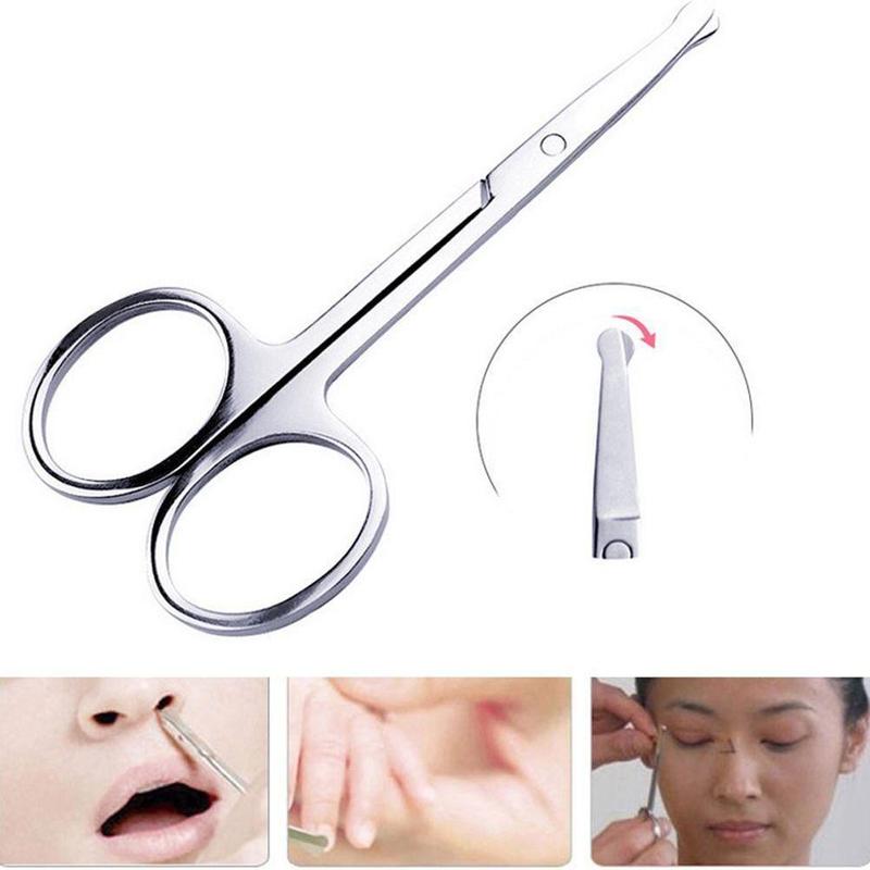 1pc Nasal Hair Scissors Rounded Curved Safety Stainless Steel Portable Vibrissa Scissors Nose Hair Trimmer Eyebrow
1pc Nasal Hair Scissors Rounded Curved Safety Stainless Steel Portable Vibrissa Scissors Nose Hair Trimmer Eyebrow