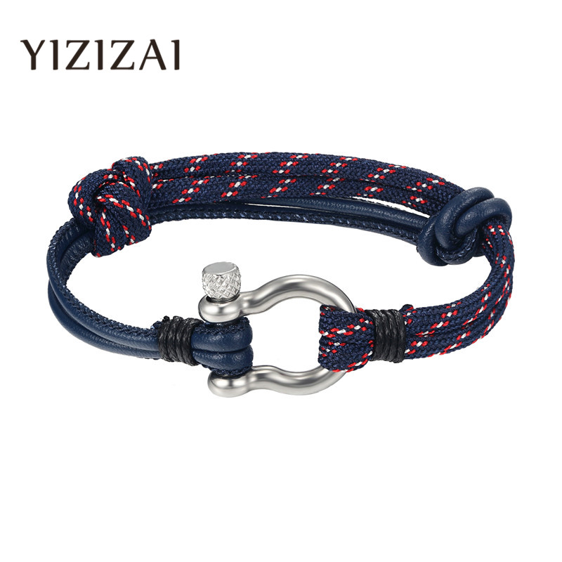 YIZIZAI Wholesale Anchor Sport Camping Parachute cord Men Women with Stainless Steel Buckle Summer Style
YIZIZAI Wholesale Anchor Sport Camping Parachute cord Men Women with Stainless Steel Buckle Summer Style