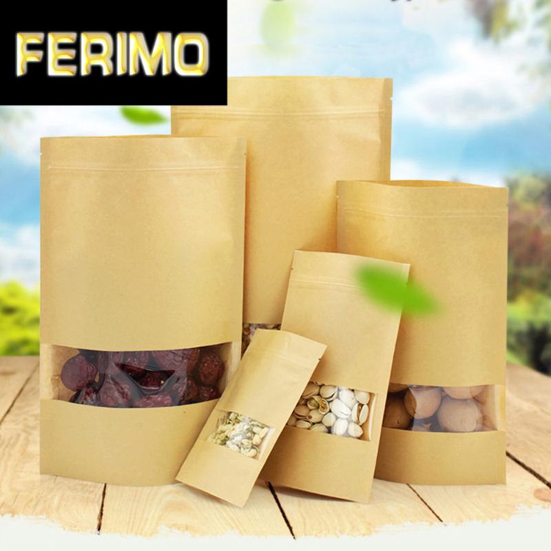 5pcs Stand up Kraft Paper Bag with Transparent Window Kraft Paper Pouch Sealable Pouch Candy Storage
5pcs Stand up Kraft Paper Bag with Transparent Window Kraft Paper Pouch Sealable Pouch Candy Storage