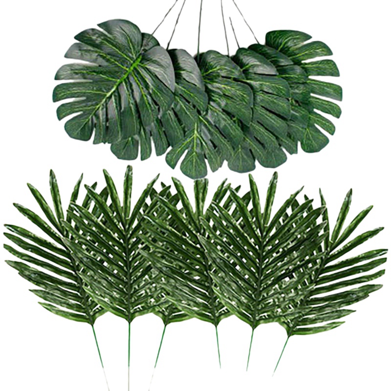 24 Pcs 2 Kinds Tropical Plant Palm Leaves Artificial Palm Leaves Faux Safari Hawaiian Turtle Leaf Luau Party Suppl, Green
24 Pcs 2 Kinds Tropical Plant Palm Leaves Artificial Palm Leaves Faux Safari Hawaiian Turtle Leaf Luau Party Suppl, Green