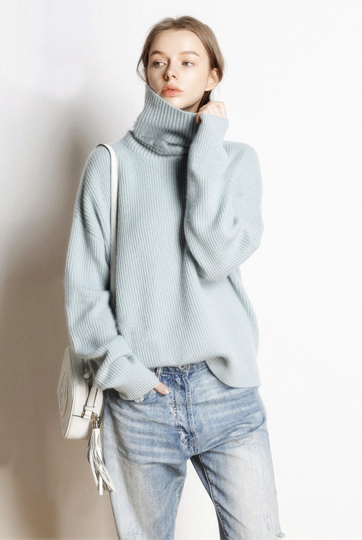 Hot Sale 5Colors Women Pullover and Sweater Cashmere Knitted Jumpers Winter New Fashion Thick Warm Female Clothes Girl Tops 201221
