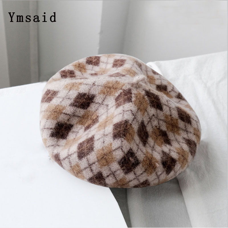 Ymsaid Autumn Wool Plaid Beret Hats Women Winter Ladies 2020 New Fashion Female Warm Octagonal Cap Retro Painter Hat, Red
Ymsaid Autumn Wool Plaid Beret Hats Women Winter Ladies 2020 New Fashion Female Warm Octagonal Cap Retro Painter Hat, Red