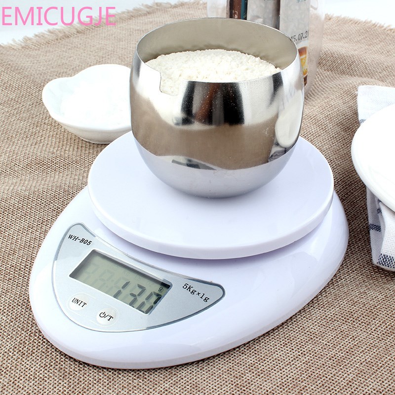 Kitchen 5000g/1g 5kg Diet Postal Kitchen Scales balance Measuring weighing scales LED electronic
Kitchen 5000g/1g 5kg Diet Postal Kitchen Scales balance Measuring weighing scales LED electronic