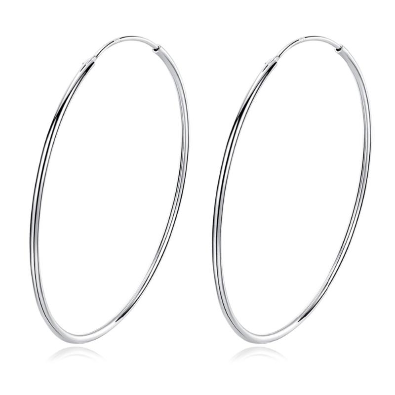 Trendy 925 Sterling Silver Simple Piercing Huggie Big Hoop Earring For Women Smooth Circle Charming Earrings Party Jewellery
Trendy 925 Sterling Silver Simple Piercing Huggie Big Hoop Earring For Women Smooth Circle Charming Earrings Party Jewellery