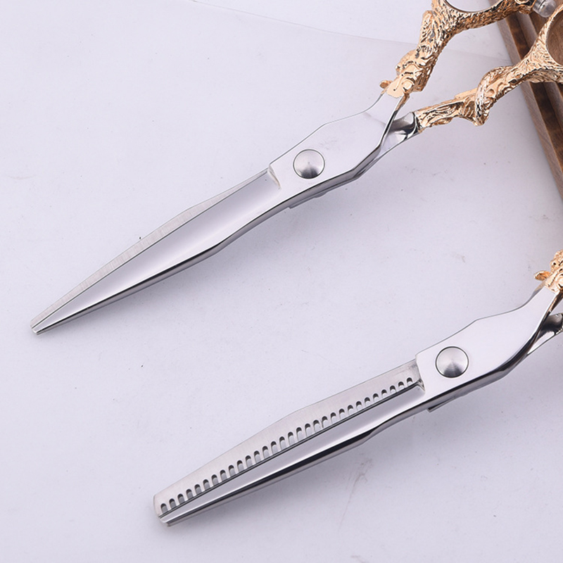 High Quality Hairdressing Scissors Gold Holder 6 Inch Professional Hairdressing Scissors Professional Barber Shop
High Quality Hairdressing Scissors Gold Holder 6 Inch Professional Hairdressing Scissors Professional Barber Shop