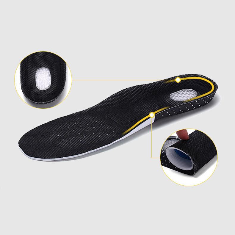 Unisex Orthotic Arch Support Sport Shoe Pad Running Gel Insoles Insert Cushion Shock Absorber Training EVA Insoles For Men Women