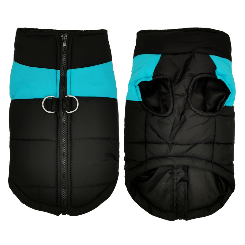 Winter Warm Dog Clothes Waterproof Pet Padded Vest Jacket Zipper Coat For Small Medium Large Dogs Chihuahua Pug Ropa Para Perros