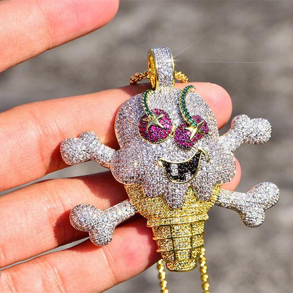 Corsair Skull Skeleton Pendant Necklace Iced Out Bling Cubic Zircon Hip Hop Gold Silver Color For Men Charms Chain Jewelry
Corsair Skull Skeleton Pendant Necklace Iced Out Bling Cubic Zircon Hip Hop Gold Silver Color For Men Charms Chain Jewelry