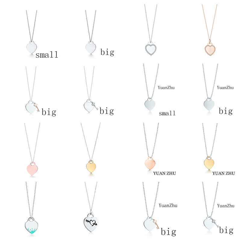 03 XL TFB 925 Sterling Silver classic love necklace Rose Gold Silver Multi color elegant necklace women's jewelry
03 XL TFB 925 Sterling Silver classic love necklace Rose Gold Silver Multi color elegant necklace women's jewelry