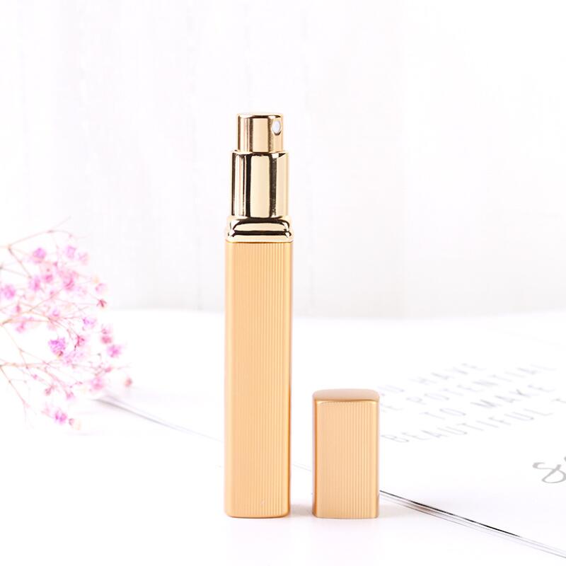 12ML Portable Travel Atomizer Perfume Oils Aluminum Essential Refillable Colorful Atomiser Spray 6 Colors Diffusers Bottles Spray 5039279