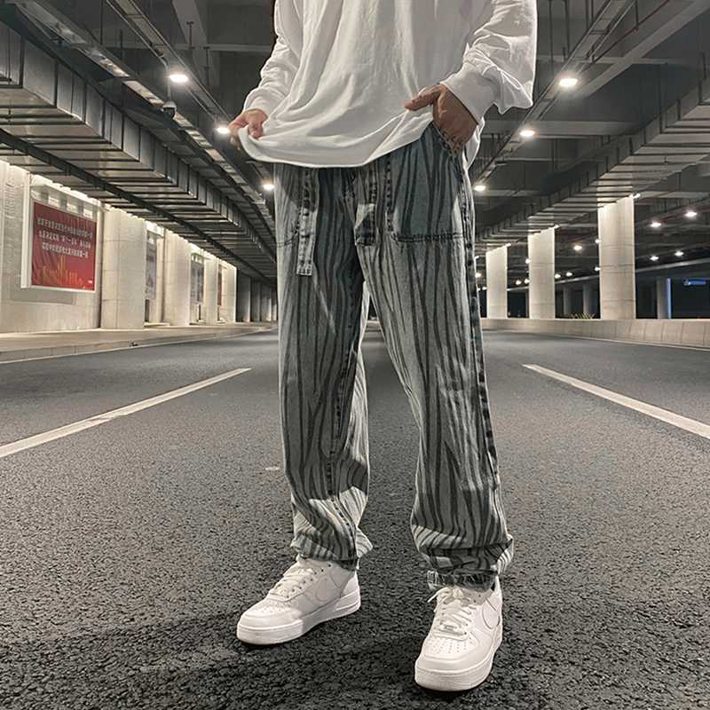 Harajuku Ribbons Zebra Print Streetwear Jeans Mens Washed Retro Oversize Denim Trousers Hip Hop Loose Casual Jean Pants, Blue
Harajuku Ribbons Zebra Print Streetwear Jeans Mens Washed Retro Oversize Denim Trousers Hip Hop Loose Casual Jean Pants, Blue