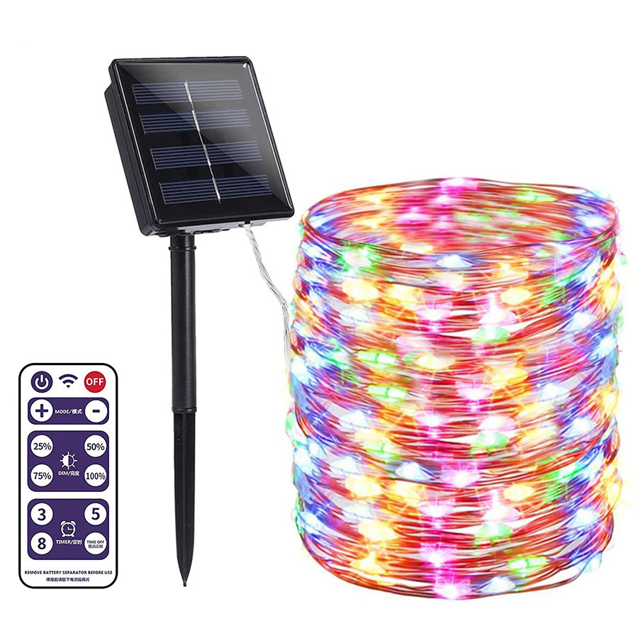 Solar String Light with Remote,Upgraded 100 LED Solar Fairy Lights Copper Wire Decorative Lights 40Ft Waterproof Indoor Outdoor Lights
Solar String Light with Remote,Upgraded 100 LED Solar Fairy Lights Copper Wire Decorative Lights 40Ft Waterproof Indoor Outdoor Lights