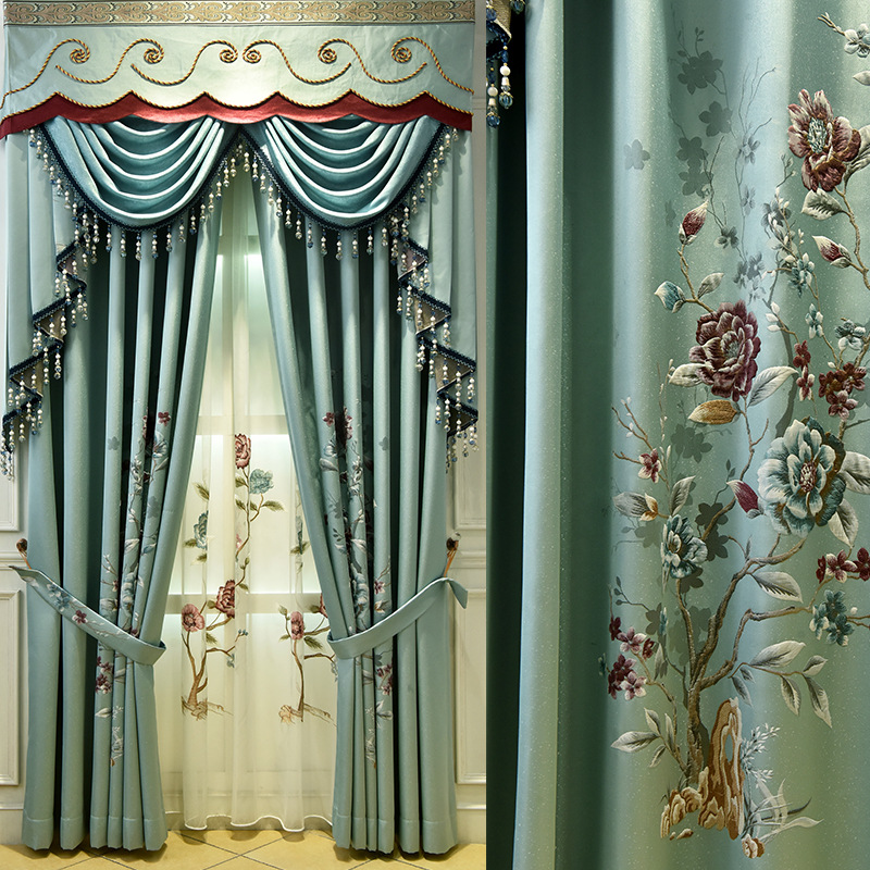 New Chinese Style Curtain Fabric Plant Jacquard High Precision Shading Curtains for Bedroom Living Room Luxury Home Decor, Tulle
New Chinese Style Curtain Fabric Plant Jacquard High Precision Shading Curtains for Bedroom Living Room Luxury Home Decor, Tulle