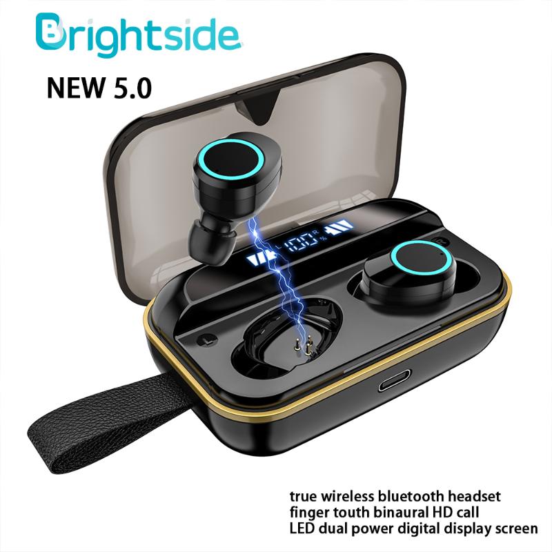 Bluetooth 5.0 2000mAh Charging Box true Wireless Headphone Stereo Sports Waterproof Headsets
Bluetooth 5.0 2000mAh Charging Box true Wireless Headphone Stereo Sports Waterproof Headsets