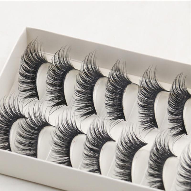 New Fashion 10 Pairs Fake Eye Lashes Thick Long Cross Party False Eyelashes Black Band Fake Eye Lashes Extension Beauty Makeup
New Fashion 10 Pairs Fake Eye Lashes Thick Long Cross Party False Eyelashes Black Band Fake Eye Lashes Extension Beauty Makeup